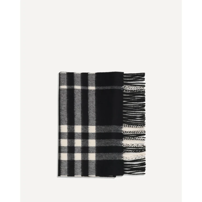 BURBERRY Embroidered cashmere Scarf Female UNI