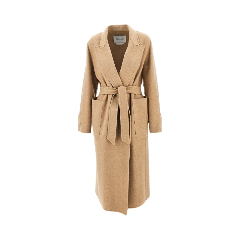 Max Mara 女士中长款驼毛大衣 38码