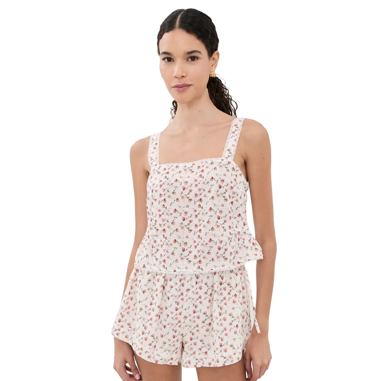 POSSE Charlotte Top Watercolour Floral XXS