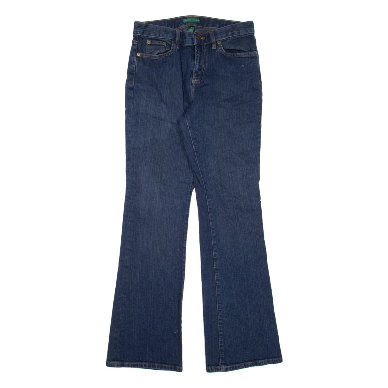 LAUREN RALPH LAUREN Womens Jeans Blue Regular Bootcut W28 L30