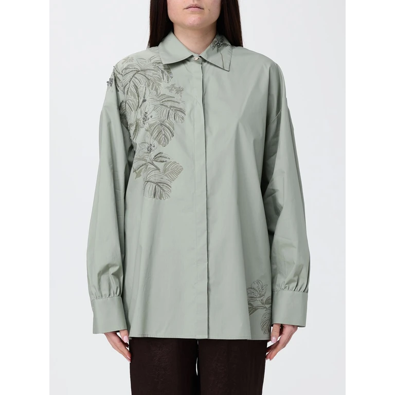LIU JO Shirt Woman color Green (CA6287T039AP9639)