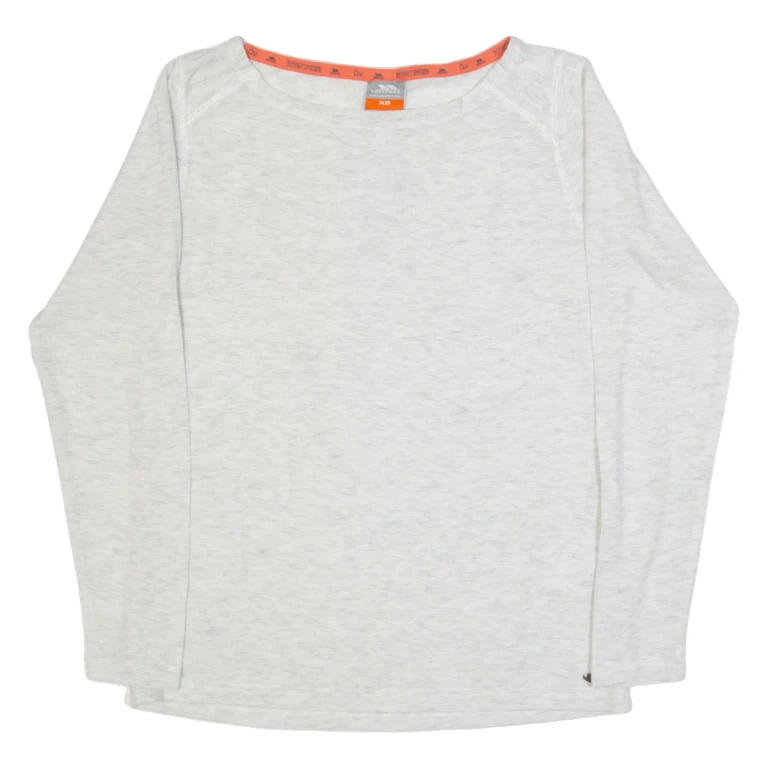TRESPASS Womens T-Shirt Grey Long Sleeve XS