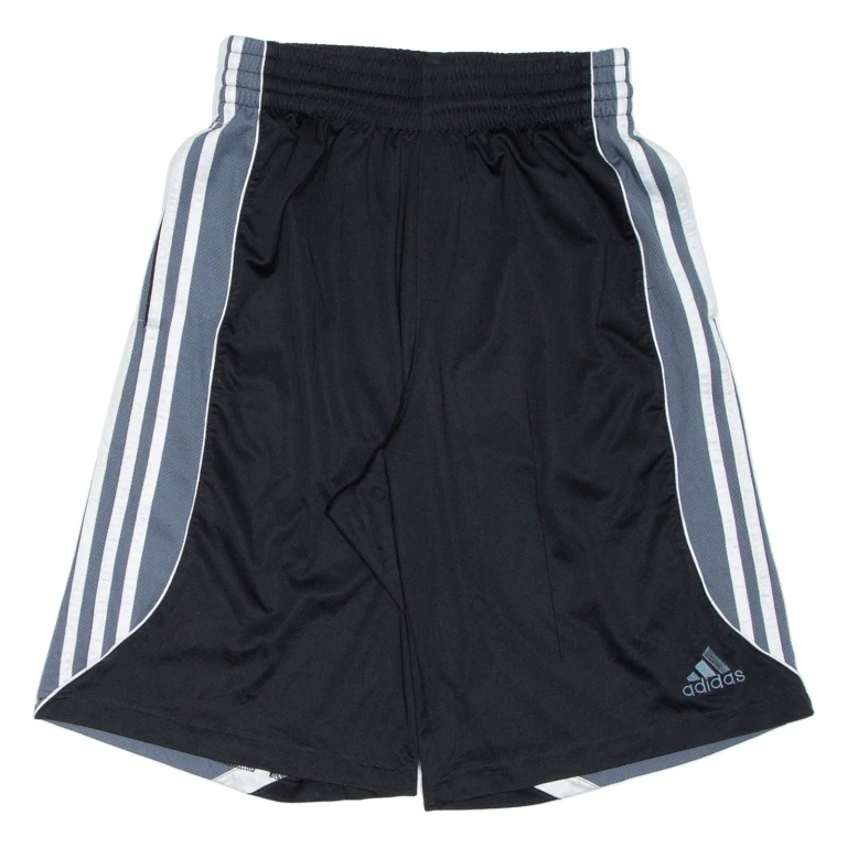 ADIDAS Mens Sports Shorts Black Relaxed S W26