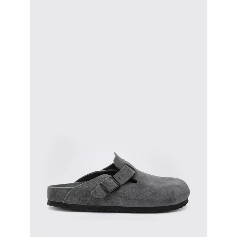 Boston Suede Clogs with Adjustable Strap (1031489)