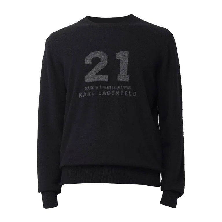 Karl Lagerfeld Pull Col Rond - Noir (655029554306990)