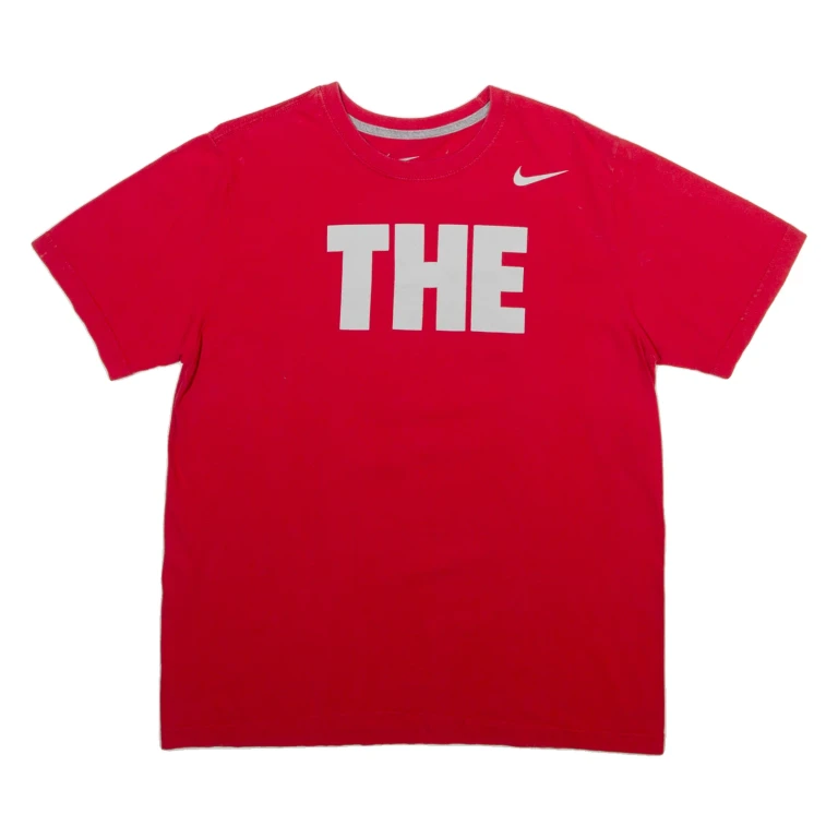 NIKE Mens T-Shirt Red L