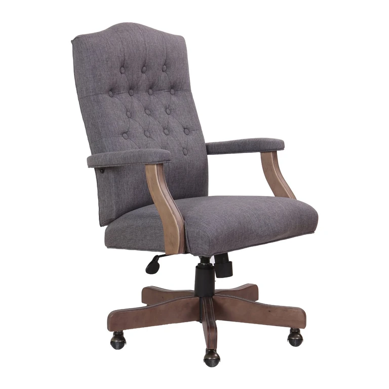 Gray High-Back Executive Swivel Chair