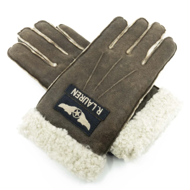 Men's Military Shearling Gloves