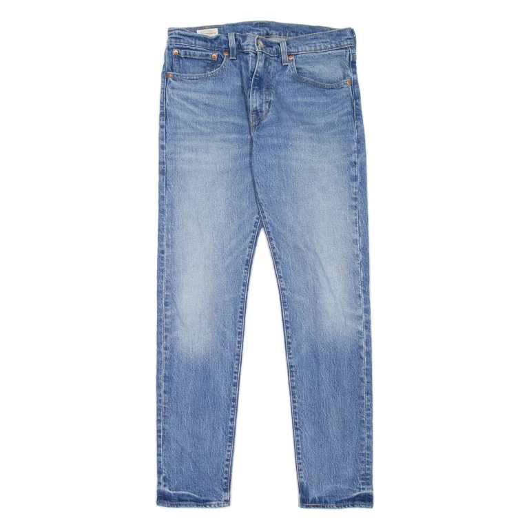 LEVI'S 512 BIG E Jeans Mens Blue Slim Tapered Stone Wash W31 L32