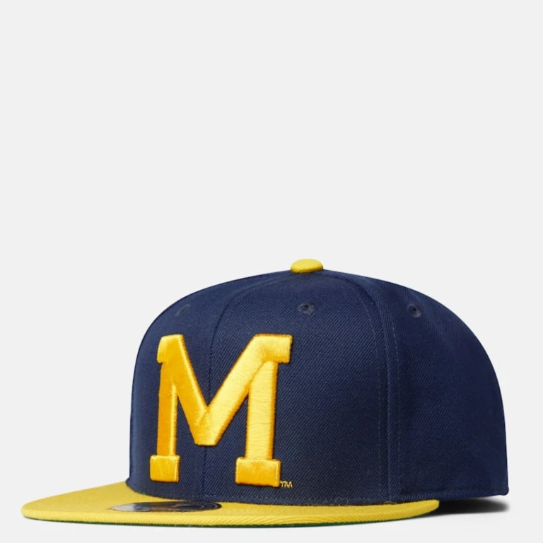 Men's Ncaa Team 2 Tone 2.0 Fitted Michigan Fitted Caps