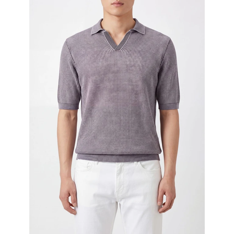 Polo Shirt Men color Brown (B2W24614CZ998156)
