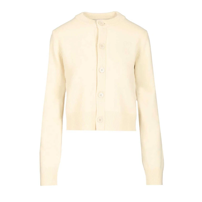 Ami Paris Cardigan - Blanc (E25FKC171KN0071185E25)