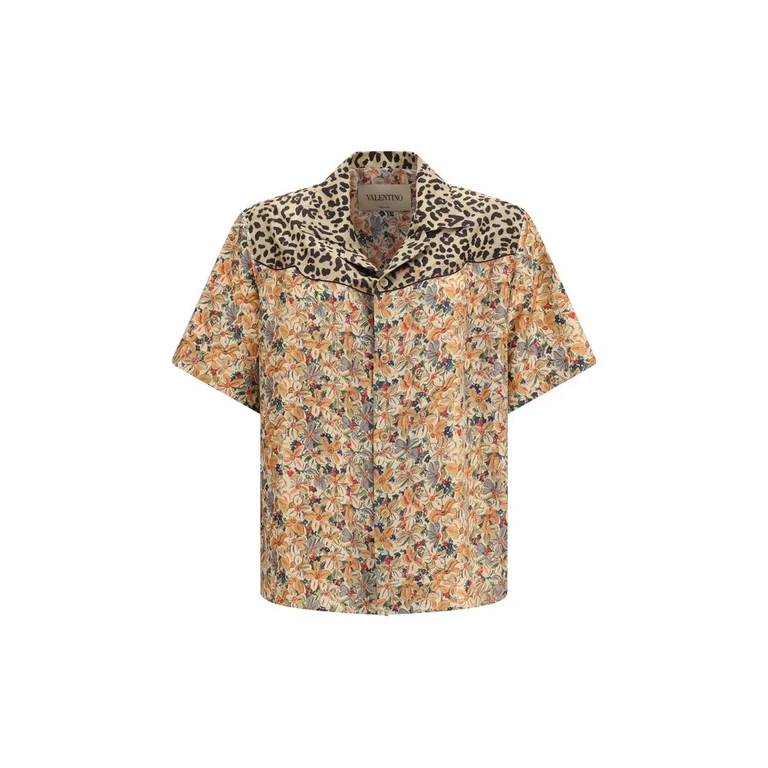 Multicolor Silk Pattern Shirt - Men