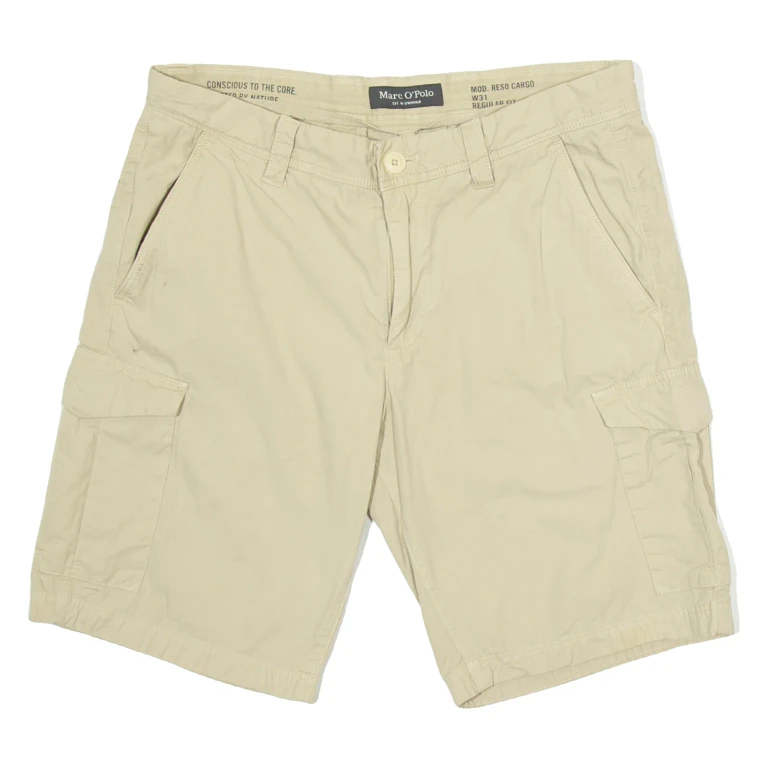 MARC O'POLO Mens Cargo Shorts Brown M W31