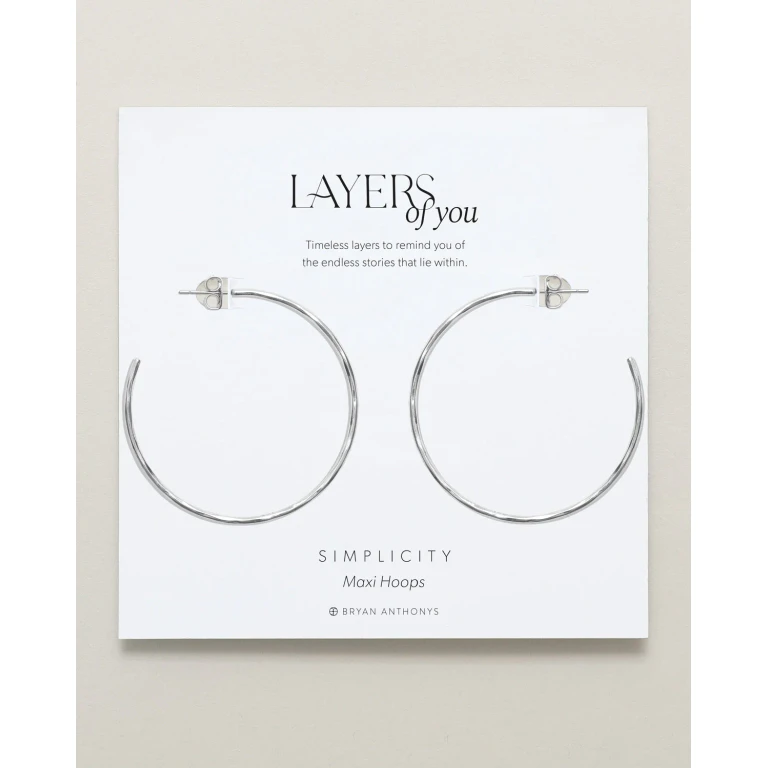 Simplicity Maxi Hoop Earrings