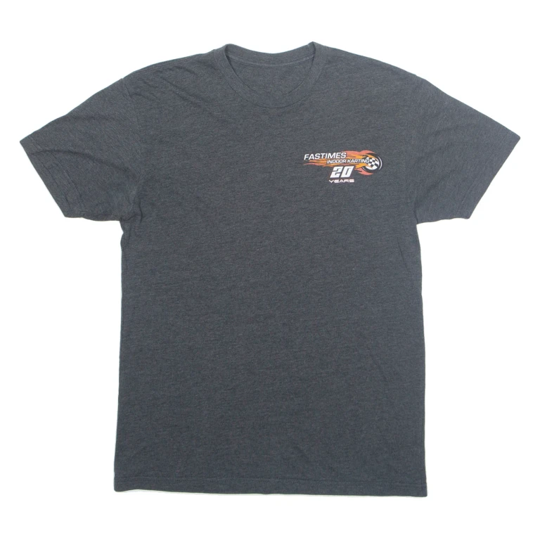 Fastimes Indoor Karting Mens T-Shirt Grey S
