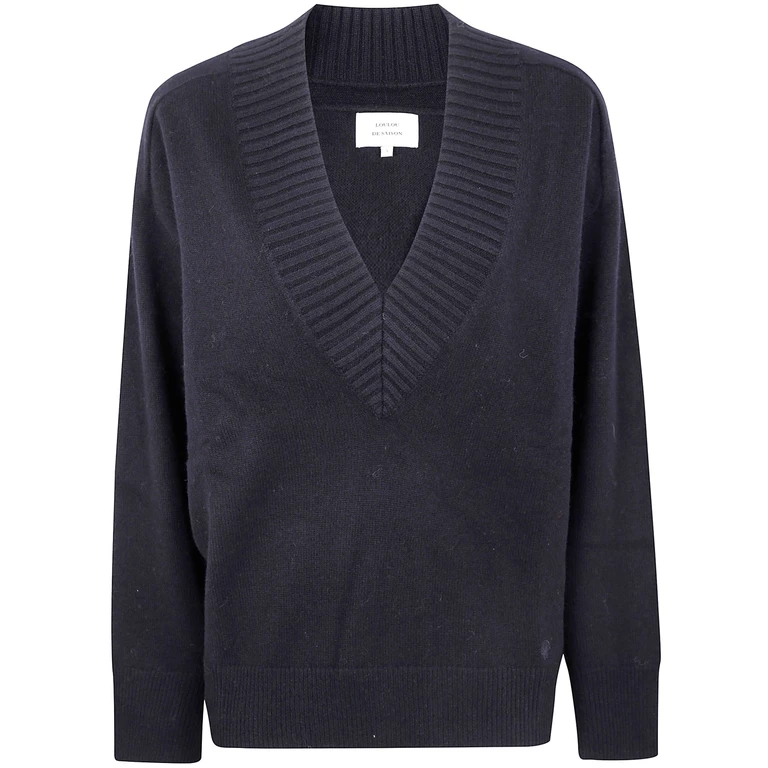 LOU LOU DE SAISON Sage" Lds V Neck Sweater