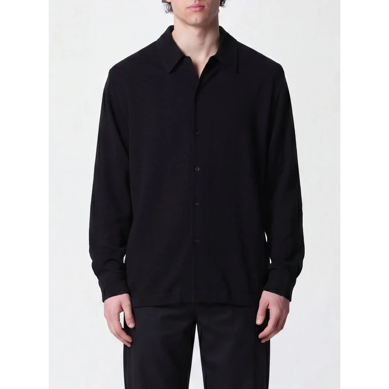 Long-Sleeved Wool Blend Shirt with a French Collar (SS24SENSEWOBLA)
