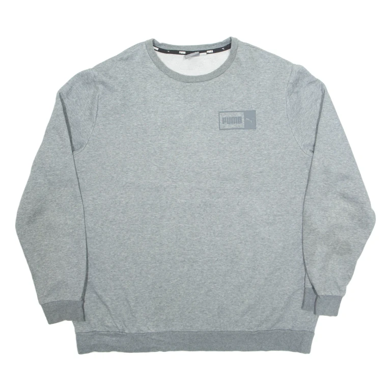 PUMA Mens Sweatshirt Grey XL
