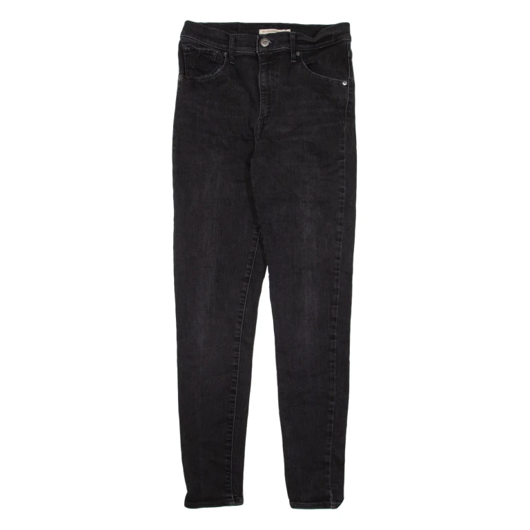 LEVI'S Mile High Womens Jeans Black Slim Skinny W28 L30