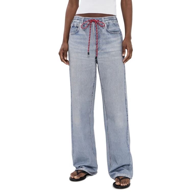 rag & bone Rb Miramar Terry Drawcord Wide Pants Brighton XXS