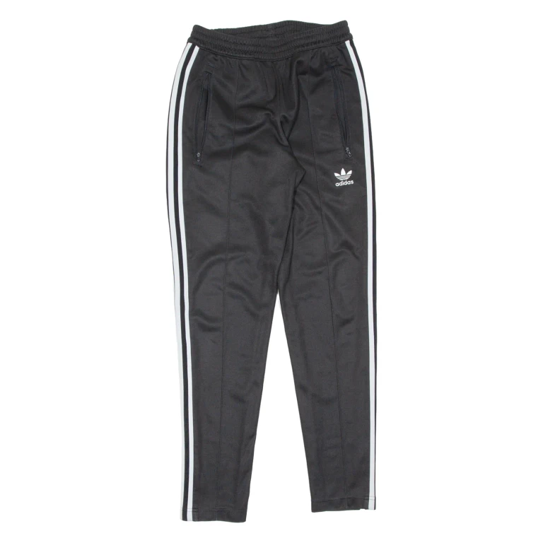 ADIDAS Womens Track Pants Black Straight XS W23 L28