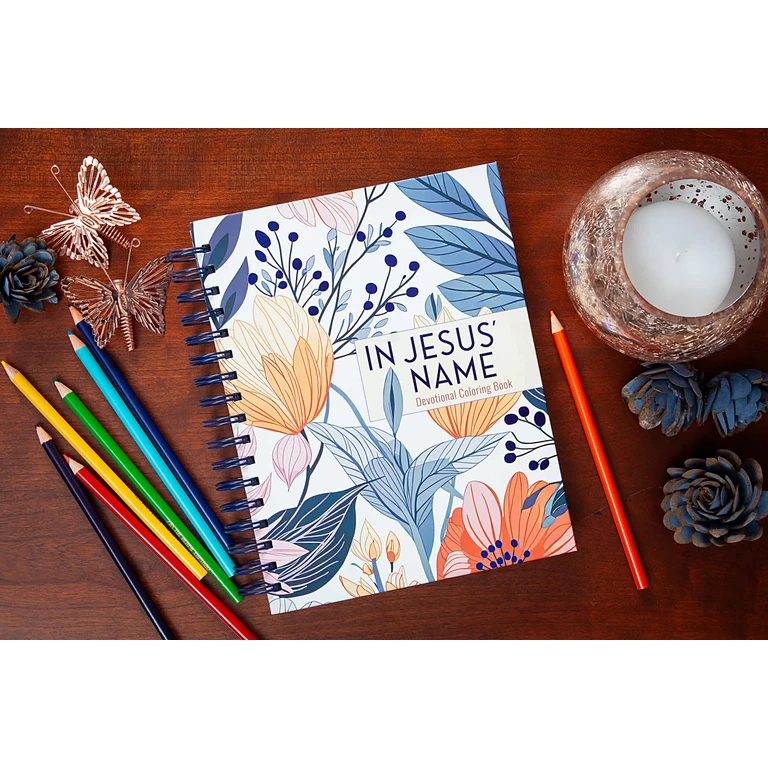 In Jesus' Name (Devotional Coloring Book)