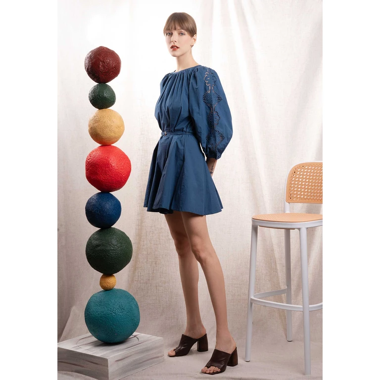 Dress 3hva31-v08003 Petrole - PETROLE / FR-36