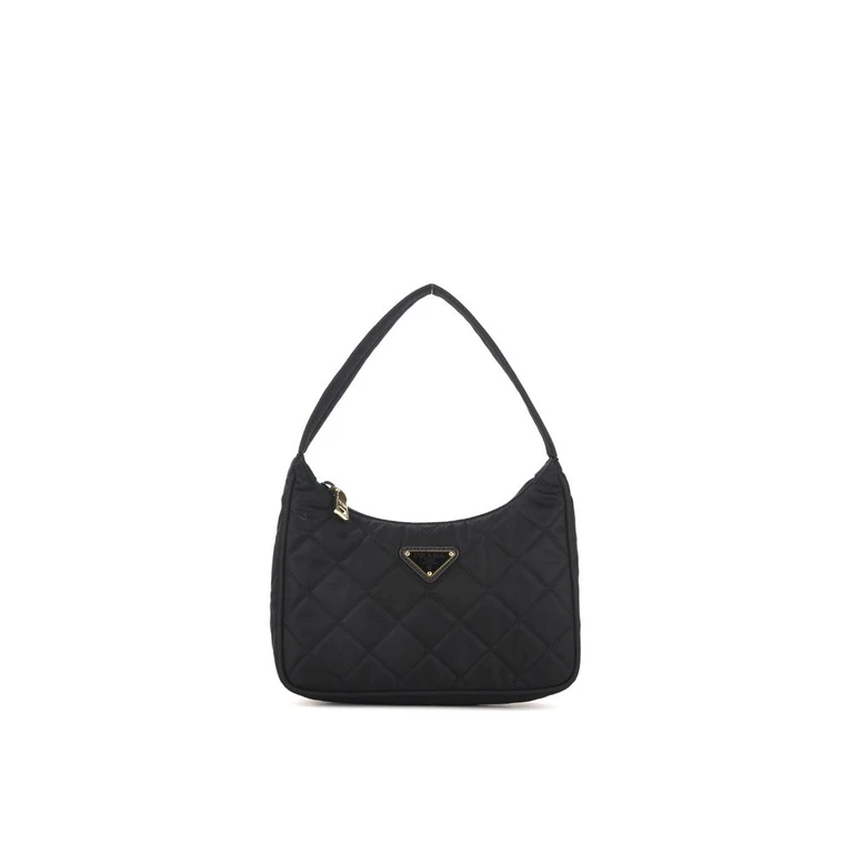 Prada Black Nylon Shoulder Bag - Women