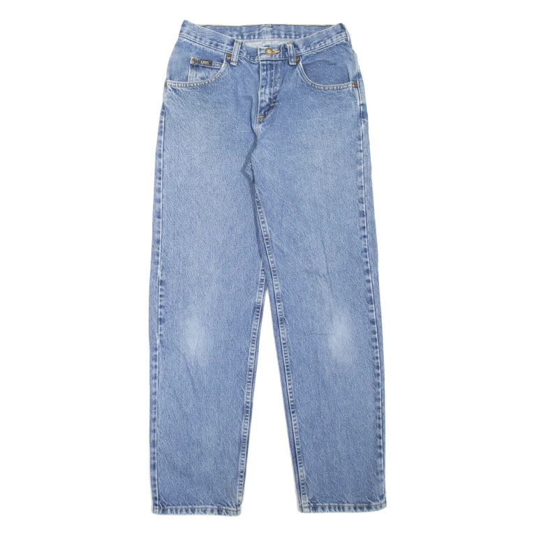 LEE Womens Jeans Blue Regular Tapered W26 L30