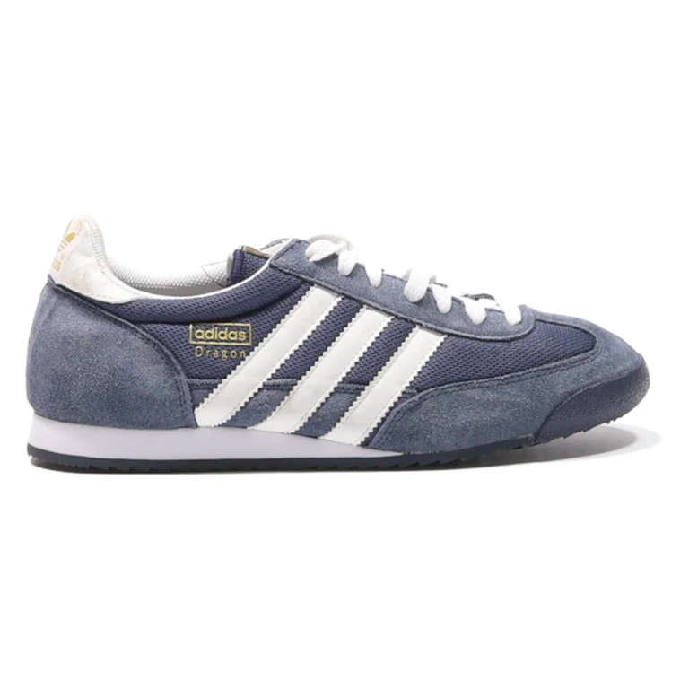 ADIDAS Dragon Sneaker Trainers Blue Suede Mens UK 7.5