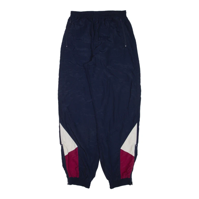 Mens Track Pants Blue Tapered M W27 L31