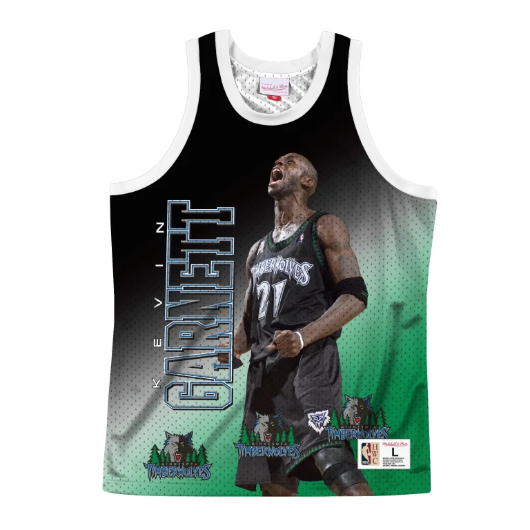 Men's NBA Behind The Back Tank Timberwolves Kevin Garnett