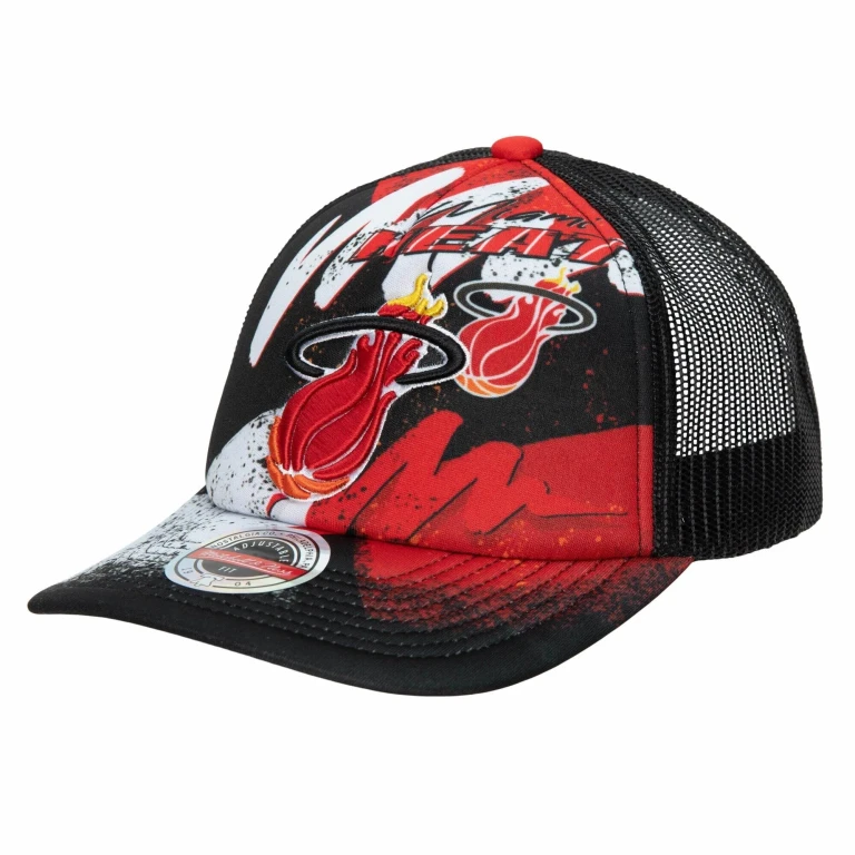 Men's NBA Hyper Trucker Snapback Hwc Heat Snapback Caps