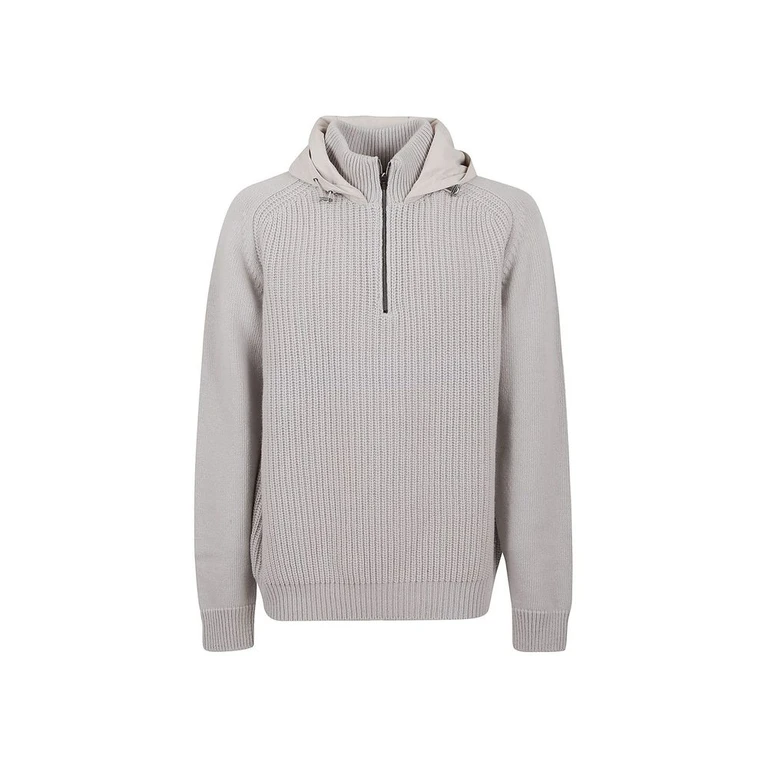 Gray Wool Hoodie Clothing - Men