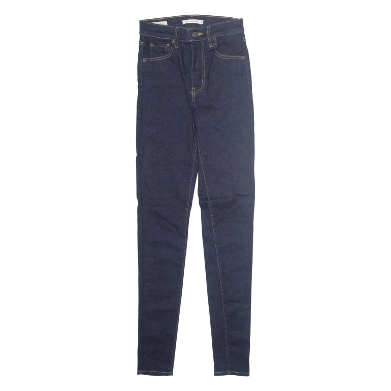 LEVI'S Mile High BIG E Womens Jeans Blue Slim Skinny W25 L32