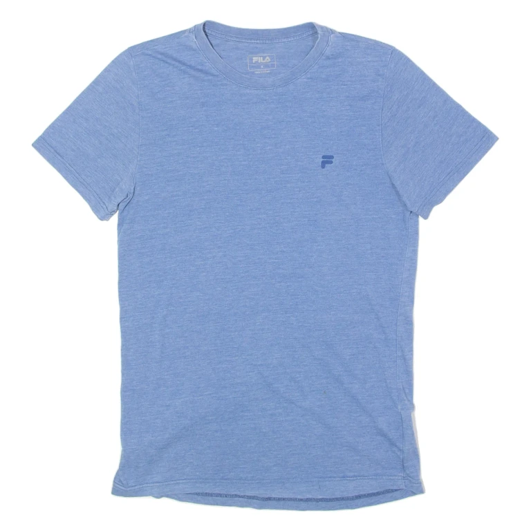 FILA Mens T-Shirt Blue Crew Neck S