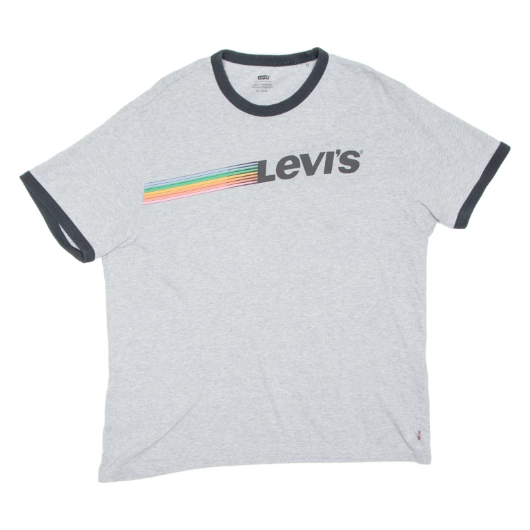 LEVI'S Womens T-Shirt Grey XL