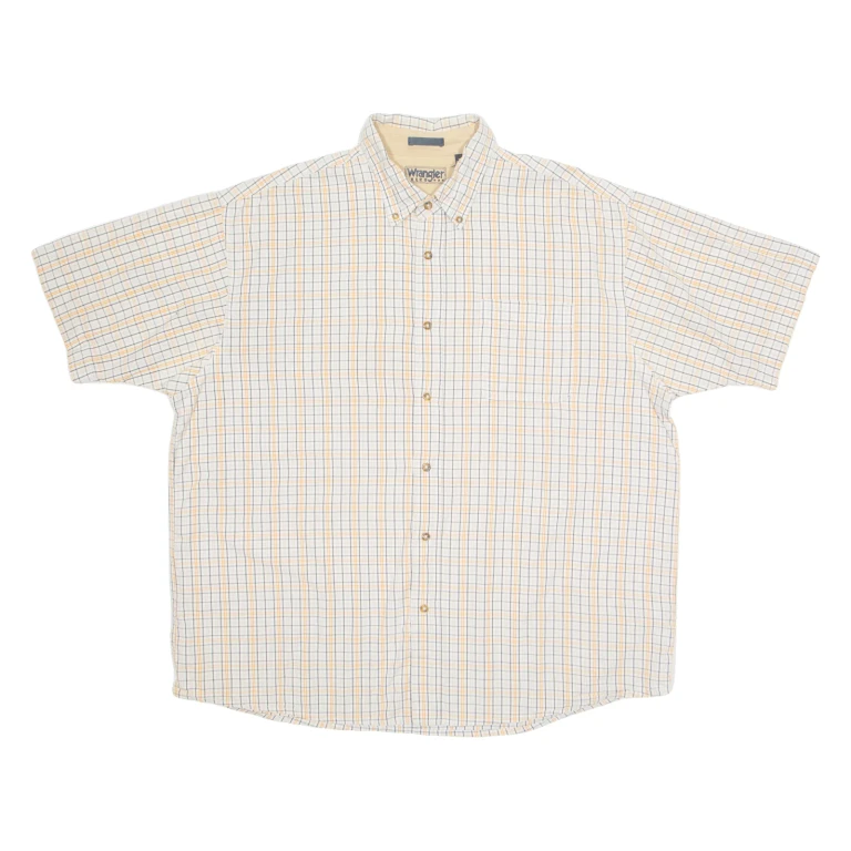 WRANGLER Hero Mens Shirt Beige Check XL