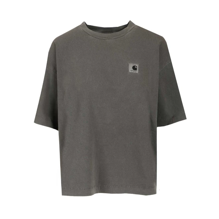 Carhartt Wip Nelson T-Shirt Grey Organic Cotton Single Jersey - Women