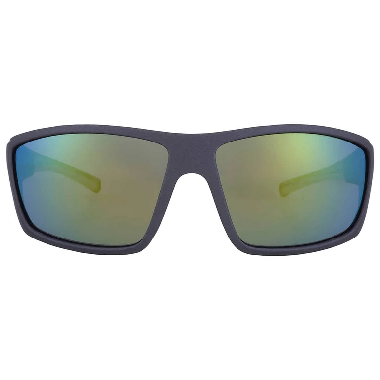 BGFL 25 425 Polarized Orange Mirror Wrap Mens Sunglasses 10270146.CGR CHRORG