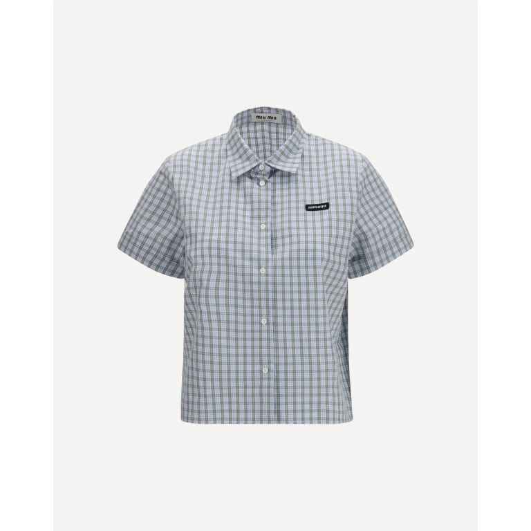 Cotton check Shirt Female 42