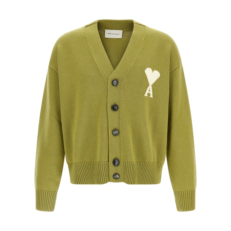Bicolor Wool Cardigan Clothing - Men