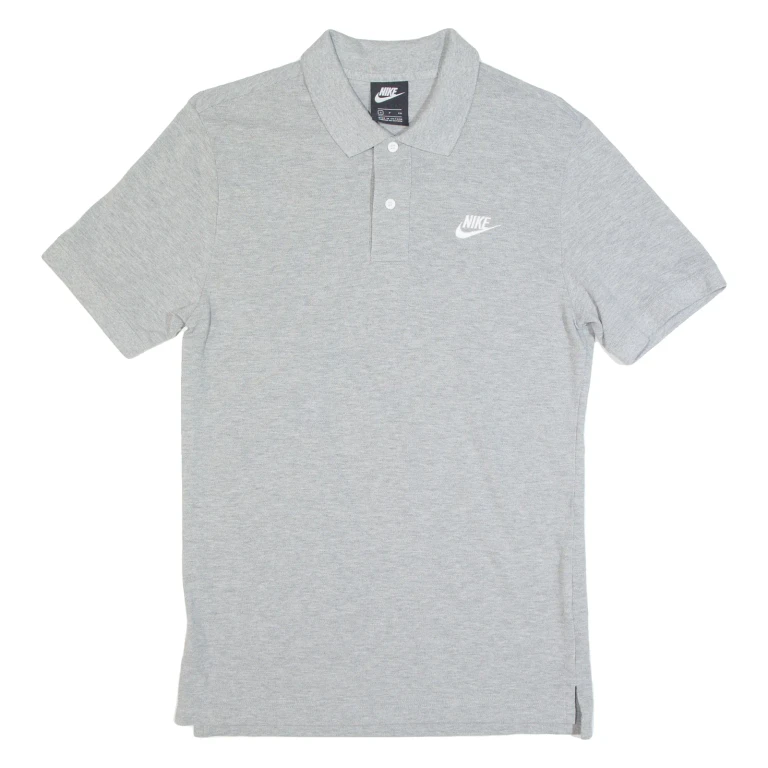 NIKE Mens Polo Shirt Grey S (GG1-071024-18729)