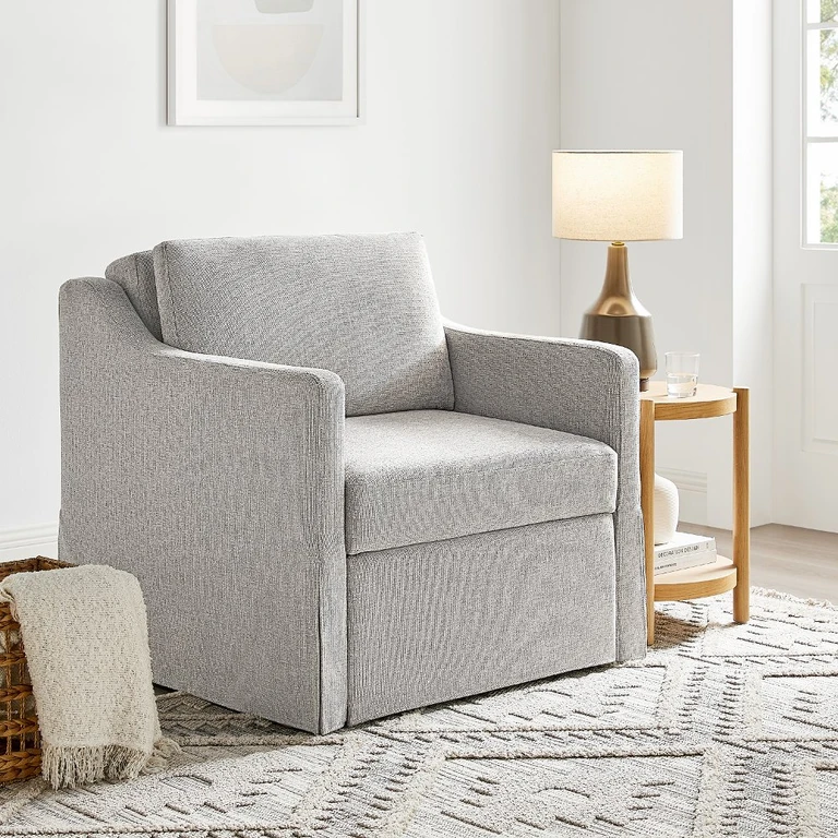 Serta Christopher Gray Convertible Sleeper Chair