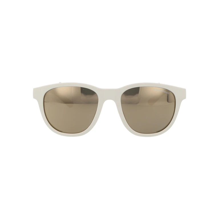 Emporio Armani 0ea4216u 53445a Matte White Injected Sunglasses - Men