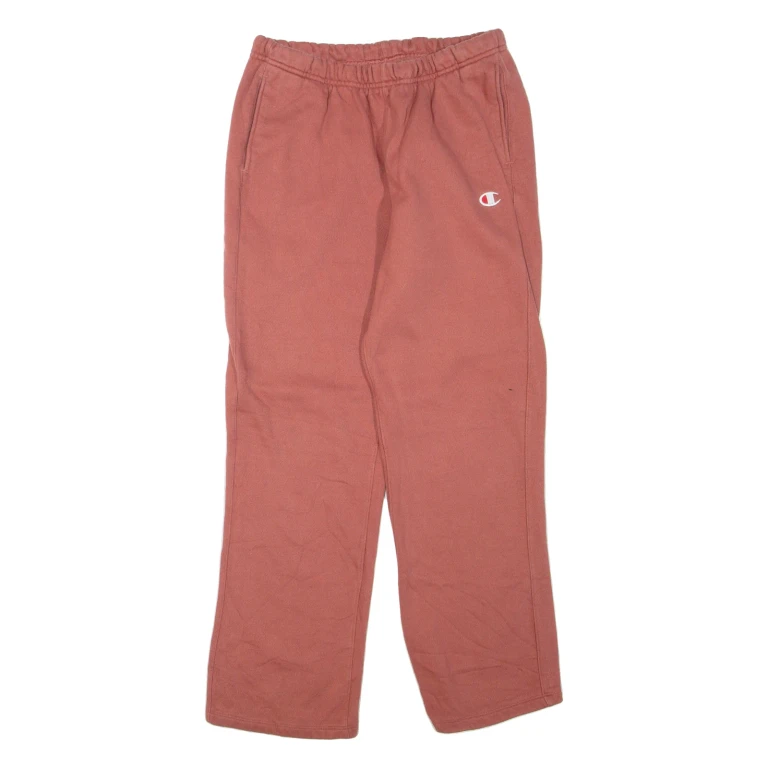 CHAMPION REVERSE WEAVE Womens Sweatpants Orange Straight M W28 L29