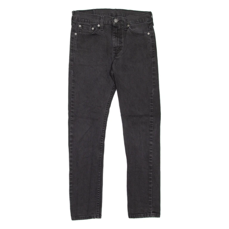 LEVI'S 510 Jeans Mens Black Slim Skinny W30 L30