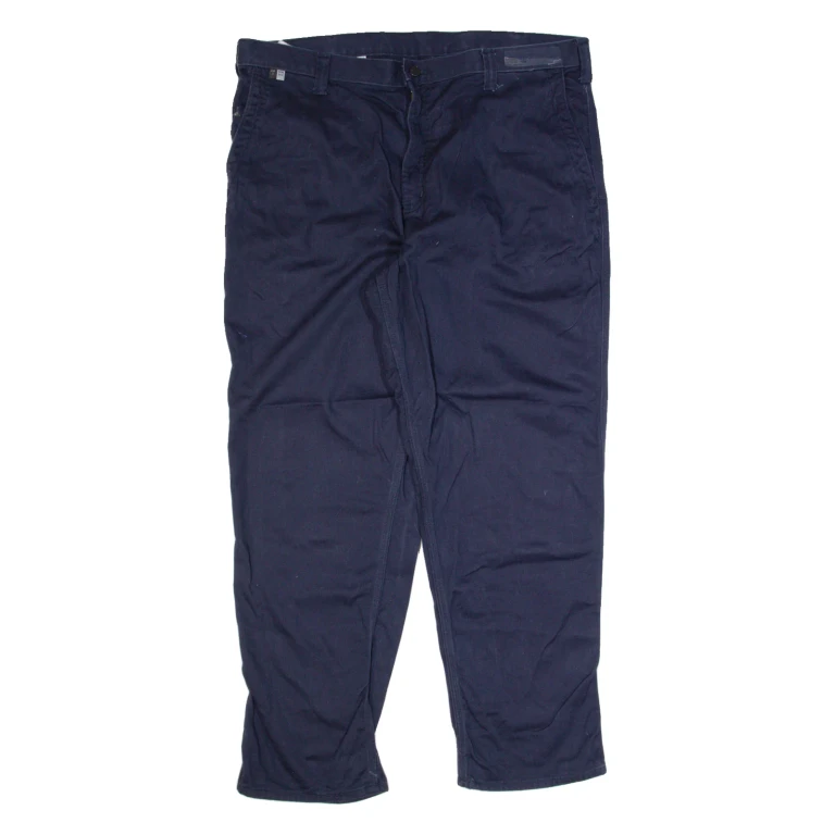 CARHARTT Workwear Mens Trousers Blue Regular Straight W40 L32
