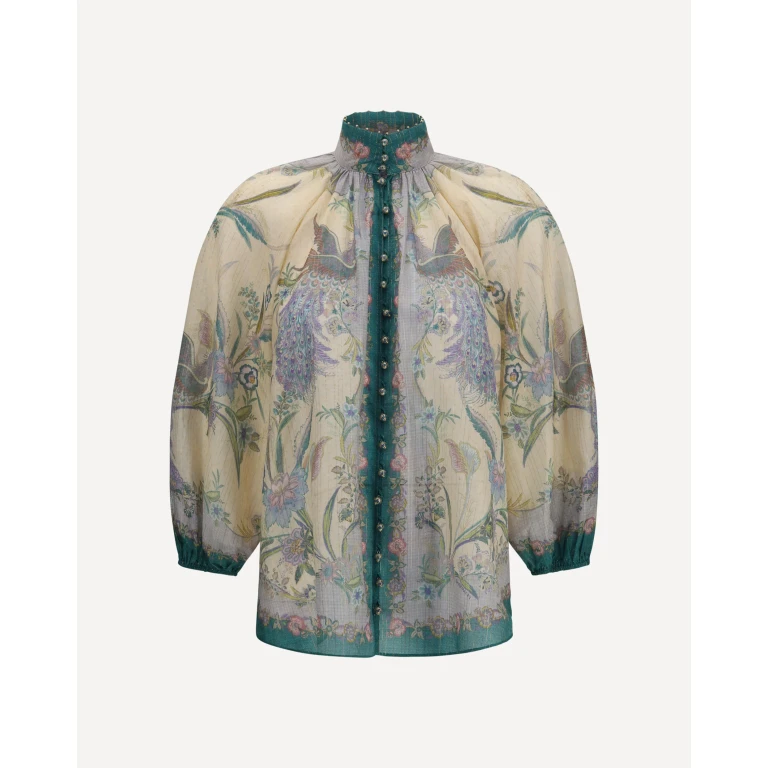 ZIMMERMANN Indra ruffle Shirt Female 2